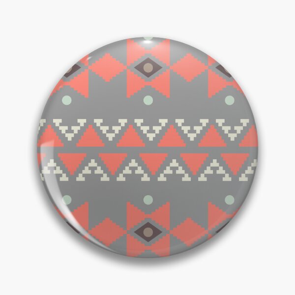 Item preview, Geometric Triangles Compilation in Rose Gold and Grey - Multicolor Boho Motif designed and sold by Yeldiz.