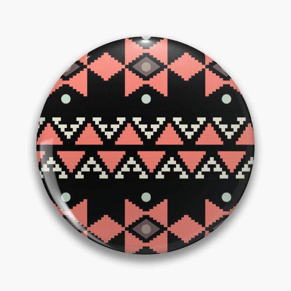 Item preview, Geometric Triangles Compilation in Rose Gold and Black - Multicolor Boho Motif designed and sold by Yeldiz.