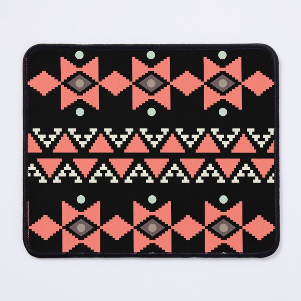 Item preview, Geometric Triangles Compilation in Rose Gold and Black - Multicolor Boho Motif designed and sold by Yeldiz.
