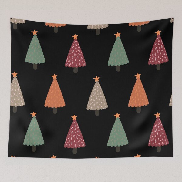 Item preview, Cute Christmas Tree Pattern, Xmas Tree Pattern designed and sold by antevasinart.