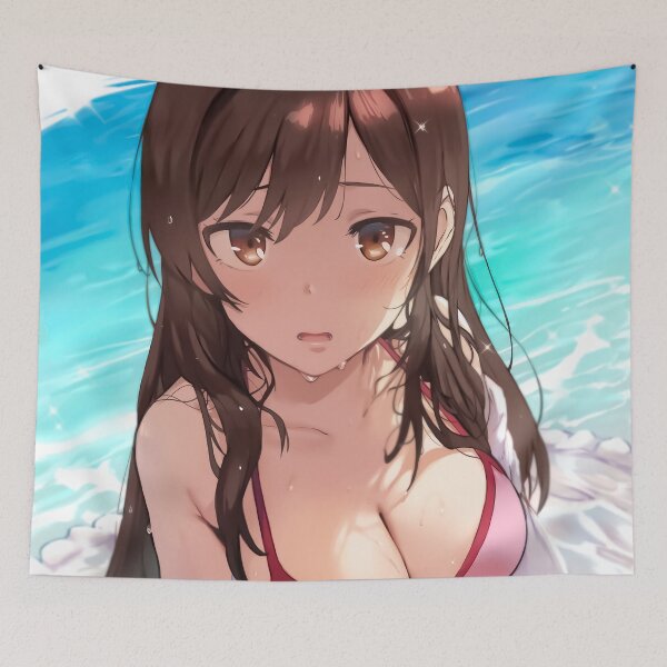 Item preview, Mizuhara Chizuru Rent a girlfriend Painting Art designed and sold by RalphJaystin.
