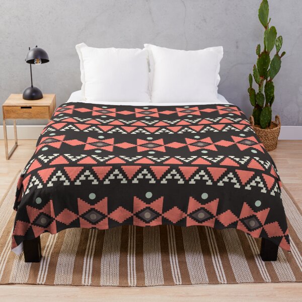 Item preview, Geometric Triangles Compilation in Rose Gold and Maron - Multicolor Boho Motif designed and sold by Yeldiz.