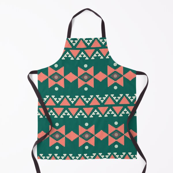 Item preview, Geometric Triangles Compilation in Rose Gold and Green - Multicolor Boho Motif designed and sold by Yeldiz.