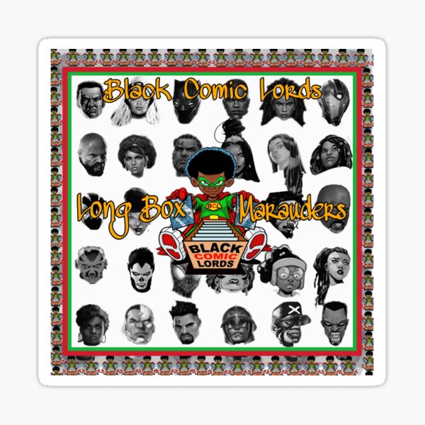 BCL Long Box Marauders GreenRed Sticker