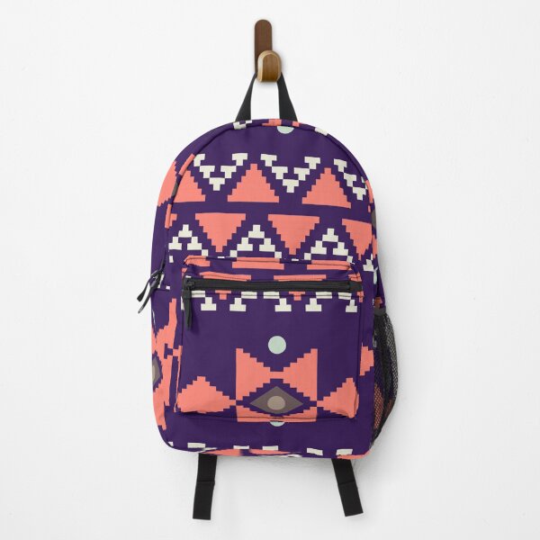 Item preview, Geometric Triangles Compilation in Rose Gold and Purple - Multicolor Boho Motif designed and sold by Yeldiz.