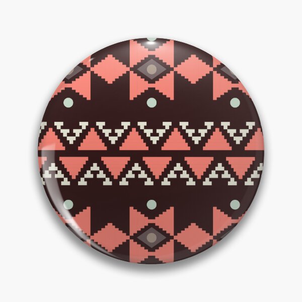 Item preview, Geometric Triangles Compilation in Rose Gold and Dark Maron - Multicolor Boho Motif designed and sold by Yeldiz.