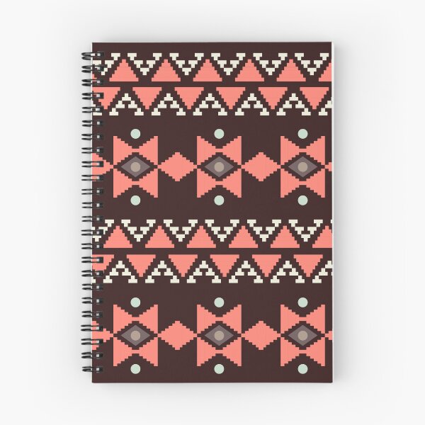 Item preview, Geometric Triangles Compilation in Rose Gold and Dark Maron - Multicolor Boho Motif designed and sold by Yeldiz.