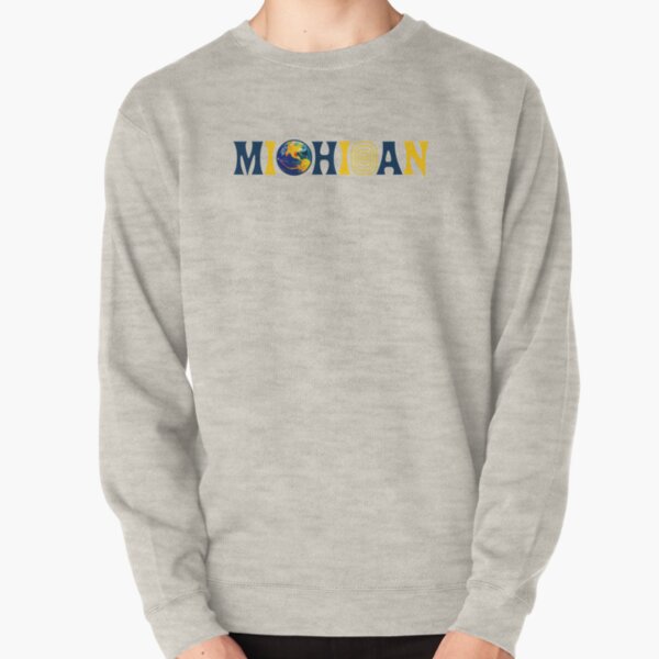 Pale yellow 2024 michigan sweatshirt