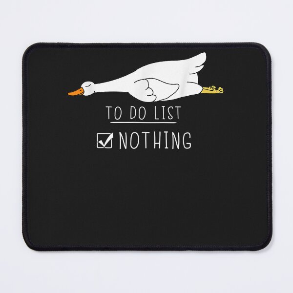 Item preview, Duck Cute Kawaii Lazy Animal To Do List Nothing designed and sold by LikesConnie.
