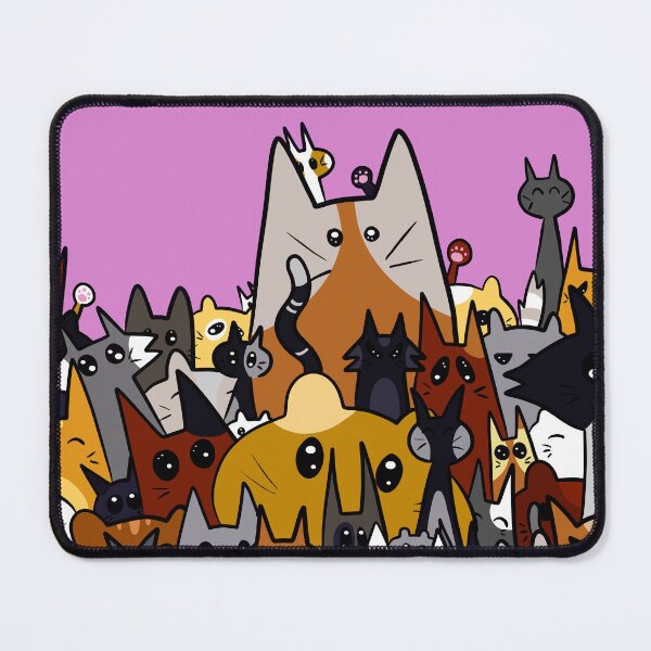 Item preview, Kitty Cat Crowd in Color  designed and sold by AvalonUnmuzzled.