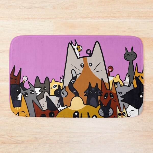 Item preview, Kitty Cat Crowd in Color  designed and sold by AvalonUnmuzzled.