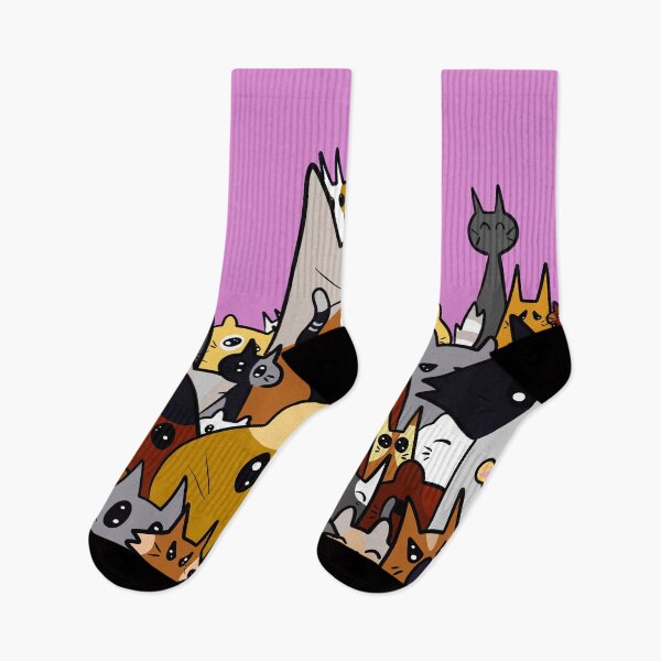 Item preview, Kitty Cat Crowd in Color  designed and sold by AvalonUnmuzzled.
