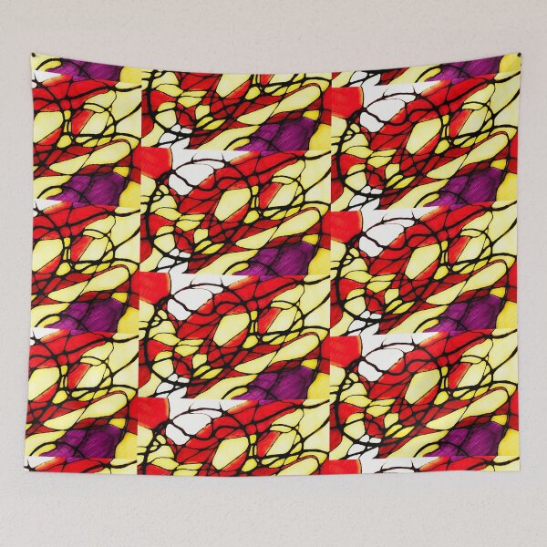 Item preview, Neurographic pattern with a circles and variety shapes by MariDani designed and sold by MariDaniArt.