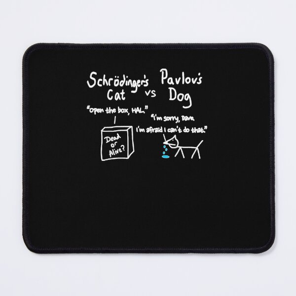Item preview, Schrodinger's cat and pavlov's dog designed and sold by mosselvada.