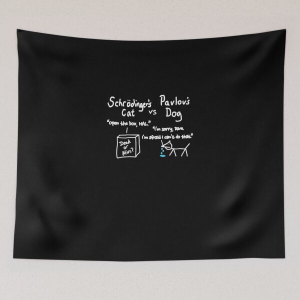 Item preview, Schrodinger's cat and pavlov's dog designed and sold by mosselvada.