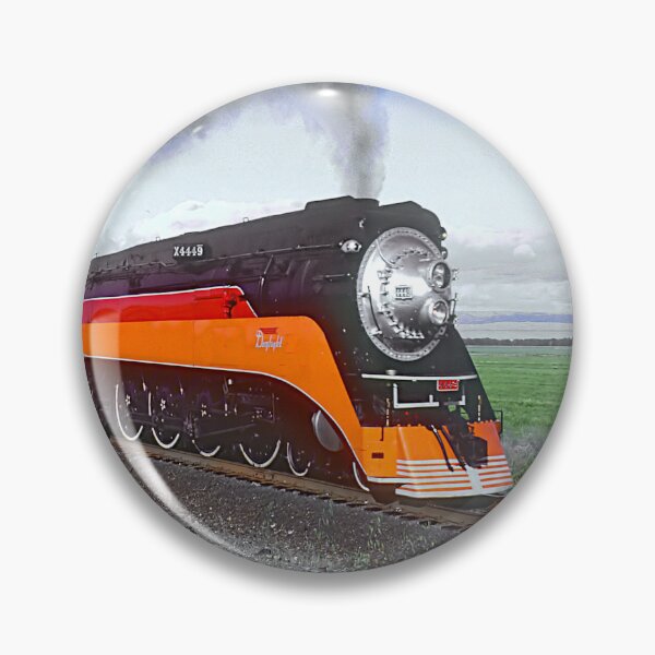 Item preview, SP Daylight Express Steam Locomotive Train Railroad Railway designed and sold by TheTrainRoom.