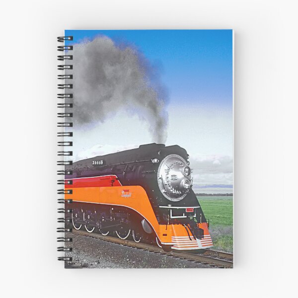 Item preview, SP Daylight Express Steam Locomotive Train Railroad Railway designed and sold by TheTrainRoom.