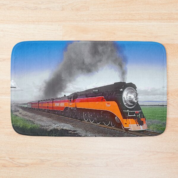 Item preview, SP Daylight Express Steam Locomotive Train Railroad Railway designed and sold by TheTrainRoom.