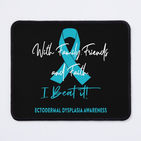 Item preview, Ectodermal Dysplasia Warrior - With Family, Friends, and Faith - I BEAT IT! designed and sold by Robbsyn.