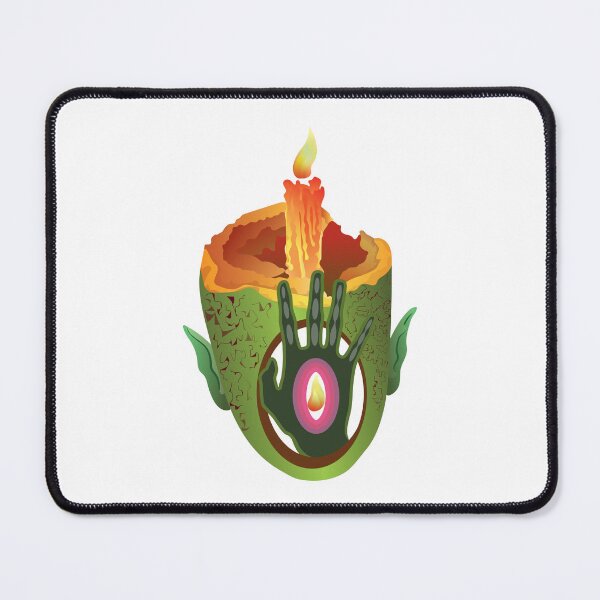 Item preview, The hole in the head where there is a burning candle and without a brain, without a face, designed and sold by Tepystore.