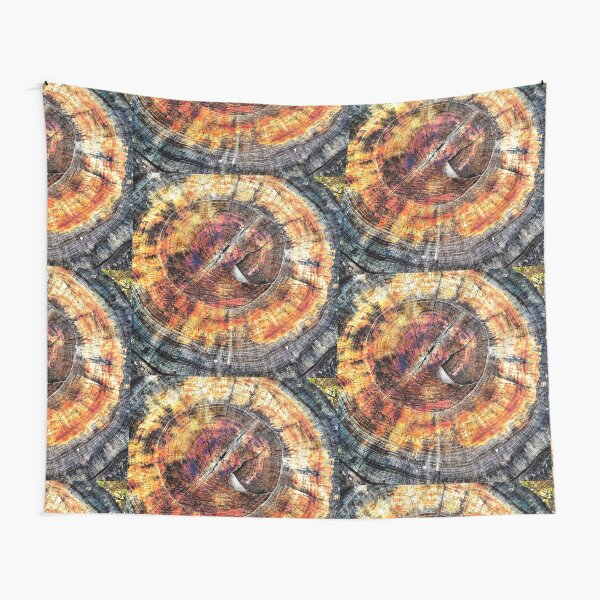 Tree Stump Circle Tapestry