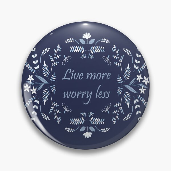 Item preview, Live more, worry less designed and sold by bizbostudio.