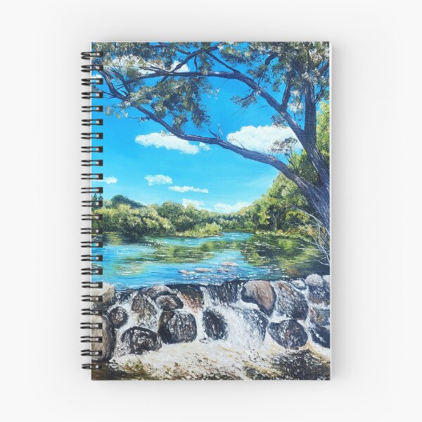 Item preview, Lake landscape oil painting designed and sold by ArtbyTreva.