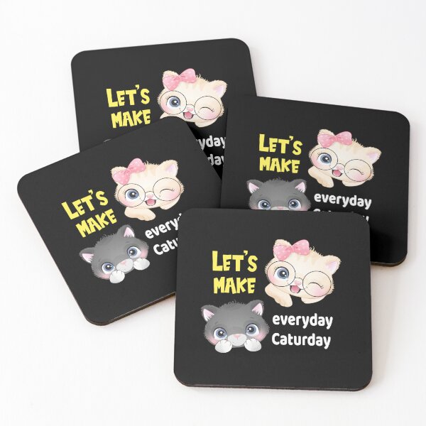 Item preview, Let's make everyday caturday designed and sold by Noha Applied- Arts.