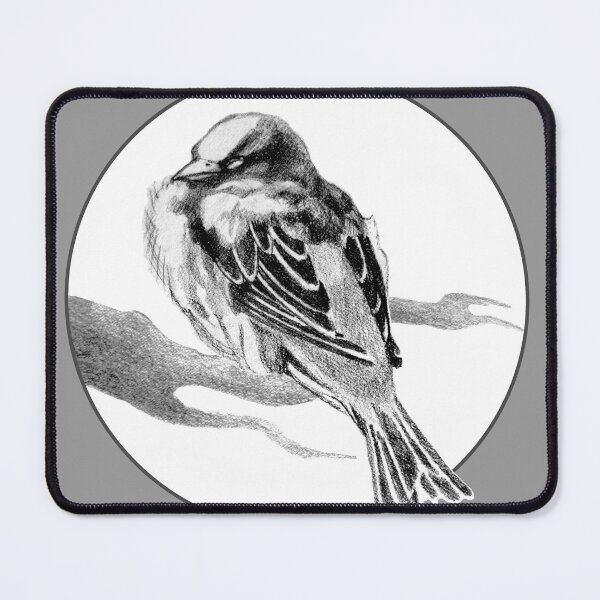 Item preview, Sparrow Bird Snoozing designed and sold by Patricia Howitt.