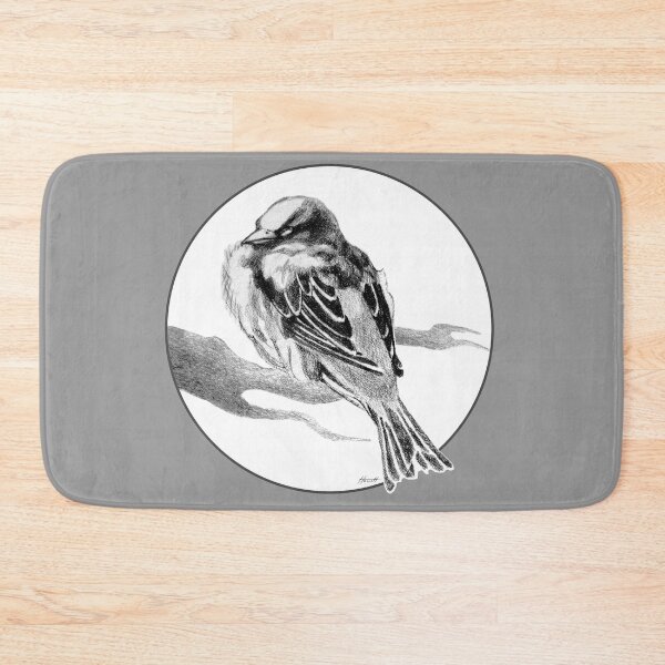 Item preview, Sparrow Bird Snoozing designed and sold by Patricia Howitt.