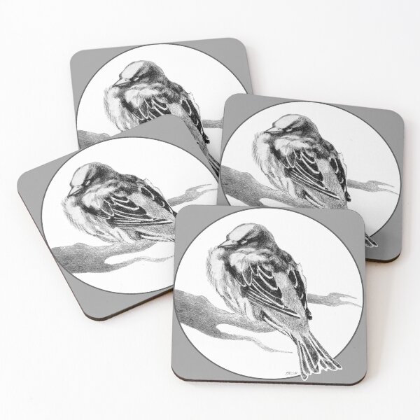 Item preview, Sparrow Bird Snoozing designed and sold by Patricia Howitt.
