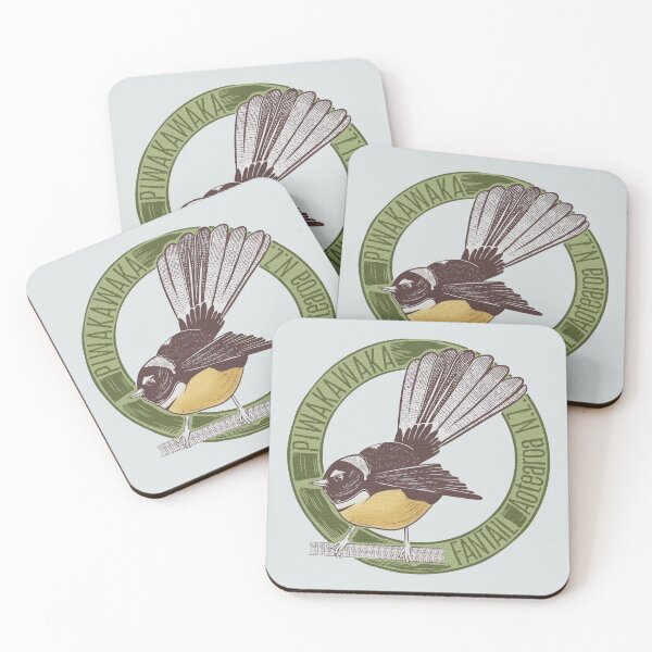 Item preview, Fantail New Zealand Bird designed and sold by piedaydesigns.