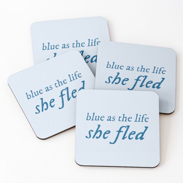 Item preview, blue as the life she fled - Carolina quote designed and sold by maitenac.