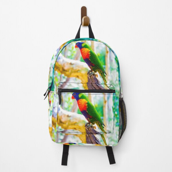 Item preview, Rainbow Lorikeet on a Tree Stump designed and sold by Steven Jodoin.