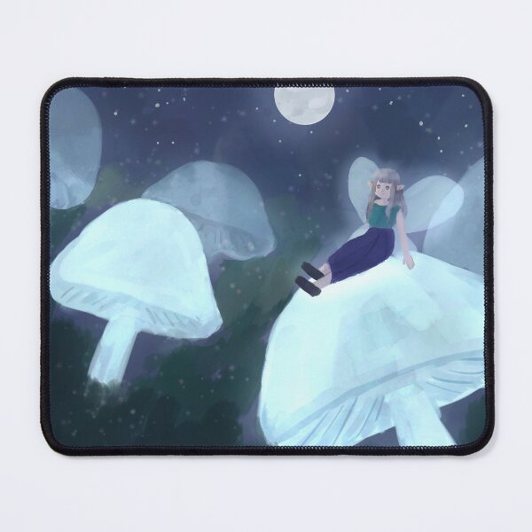 Item preview, mushroom fairy designed and sold by fairiberri.