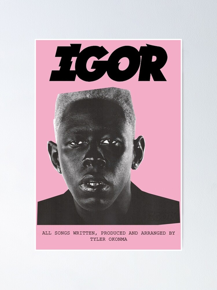 Tyler The Creator 'IGOR' Tracklist Poster