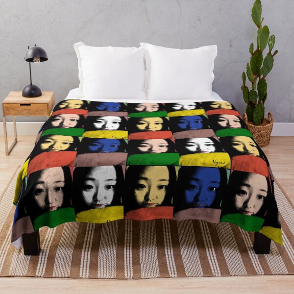 Item preview, BEAUTIFUL FUNNY ASIAN GIRL POP ART COLOR designed and sold by NYWA-ART.