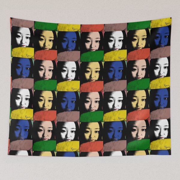 Item preview, BEAUTIFUL FUNNY ASIAN GIRL POP ART COLOR designed and sold by NYWA-ART.