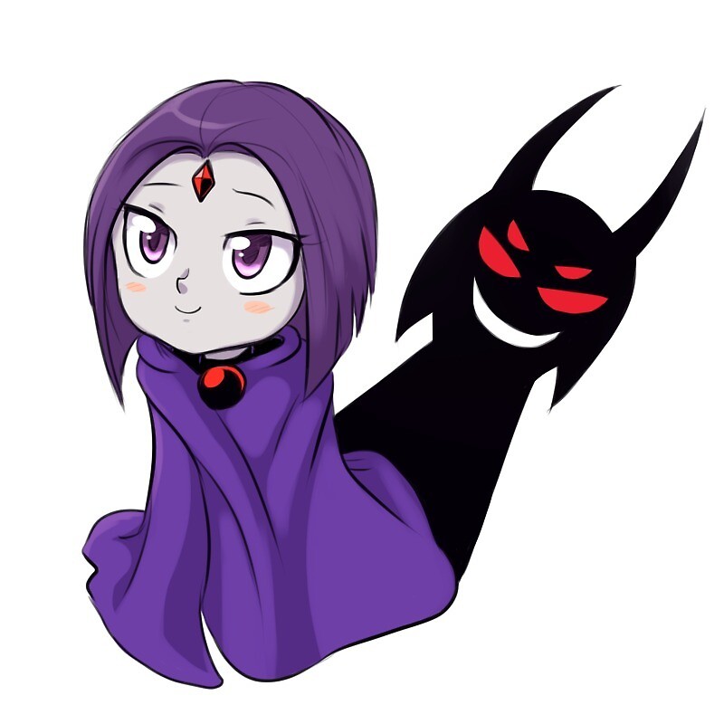 Teen Titans Raven By Keterok Redbubble