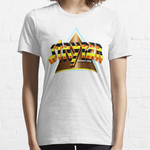 stryper triangle logo christian rock band 90art Essential T-Shirt