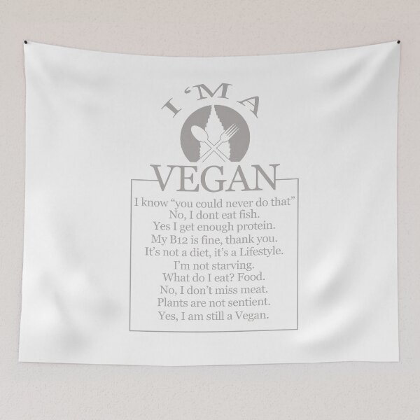 Item preview, I'm A Vegan designed and sold by CreativeStrike.