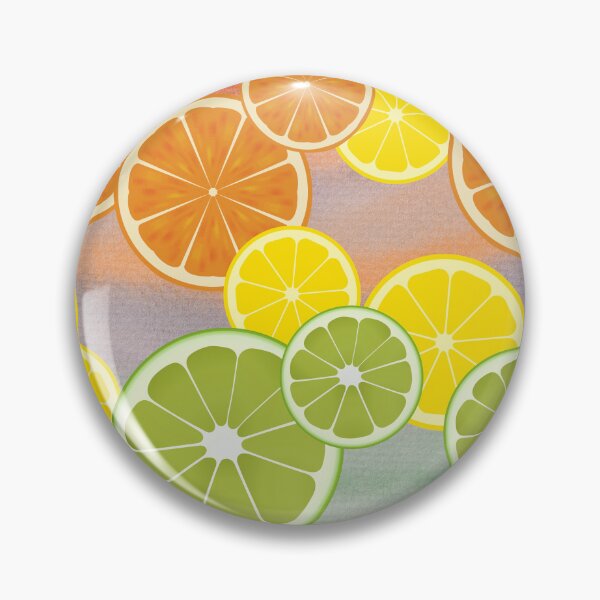 Item preview, Orange Lemon Lime Citrus Fruit Ombre  designed and sold by ArtMeetsPizza.