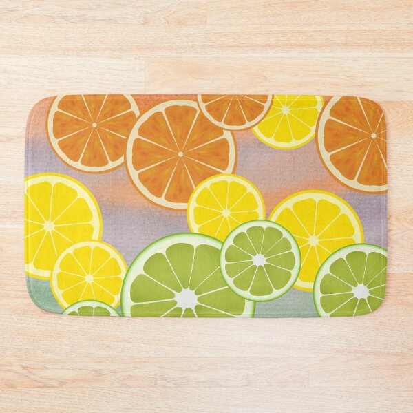 Item preview, Orange Lemon Lime Citrus Fruit Ombre  designed and sold by ArtMeetsPizza.