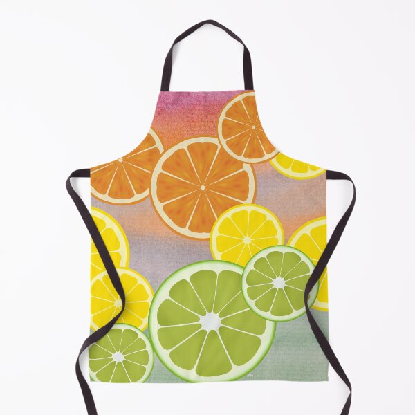 Item preview, Orange Lemon Lime Citrus Fruit Ombre  designed and sold by ArtMeetsPizza.