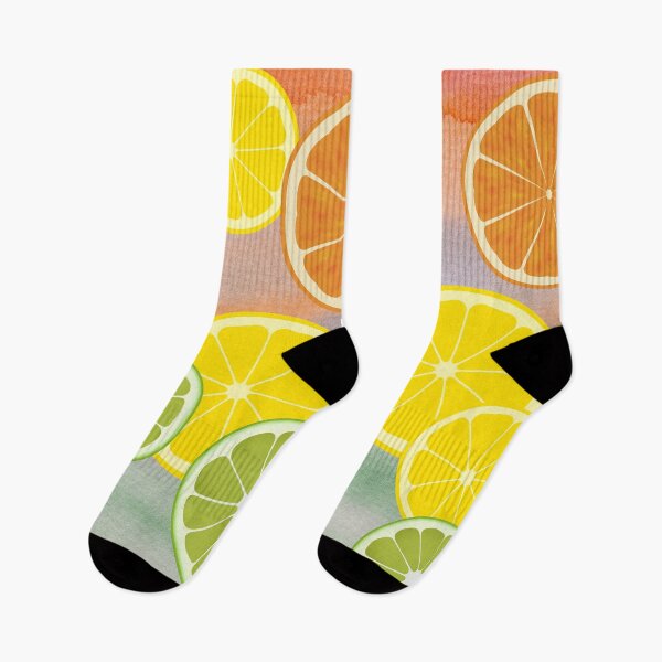 Item preview, Orange Lemon Lime Citrus Fruit Ombre  designed and sold by ArtMeetsPizza.