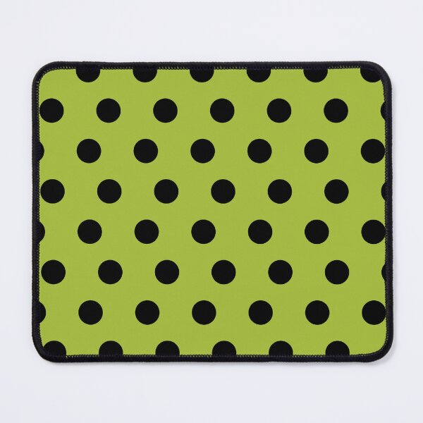 Item preview, Classic Polka Dot_ Black Green Yellow Kiwi Green Oliver Green designed and sold by mimihuang creations.