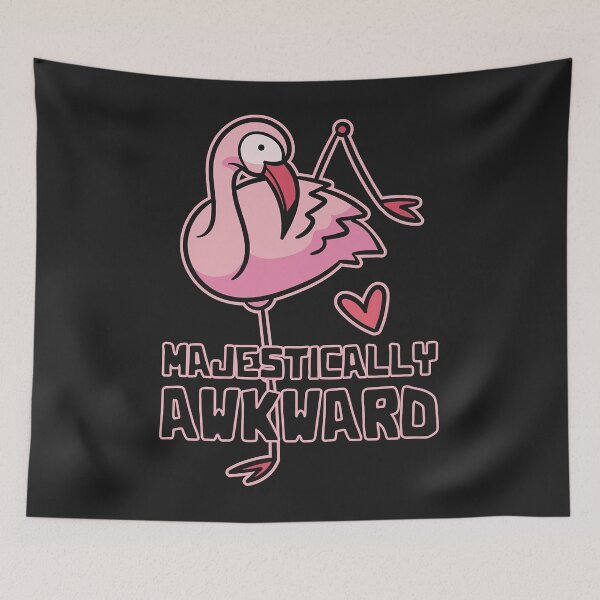 Item preview, Majestically Awkward Flamingo - Pink Bird Lovers Summer Premium  designed and sold by ALLENCHEW.