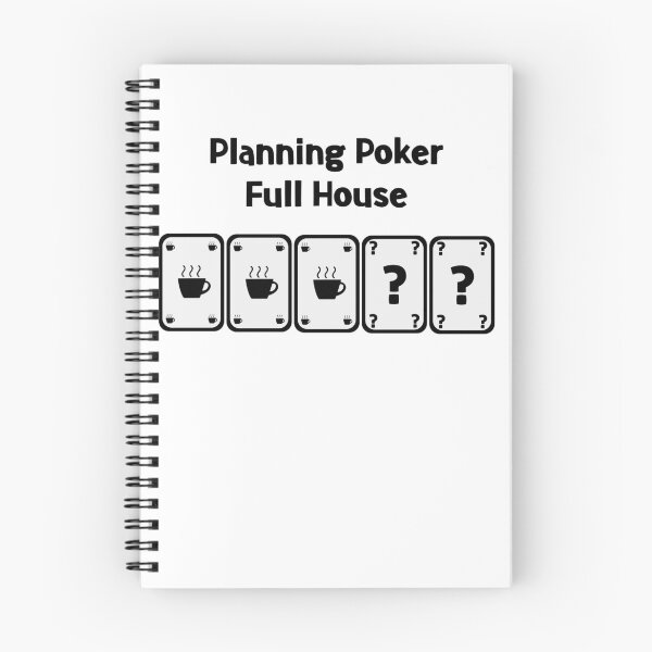 Artikelvorschau, Scrum Planung Poker Software Engineering Full House entworfen und verkauft von EncodedShirts.