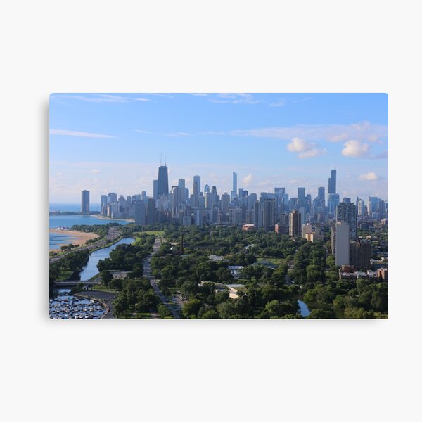 Item preview, Chicago skyline in summer designed and sold by mvpaskvan.