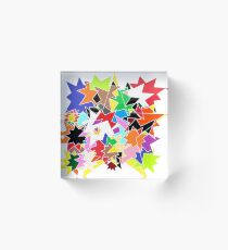 Blotched Stars Acrylic Block